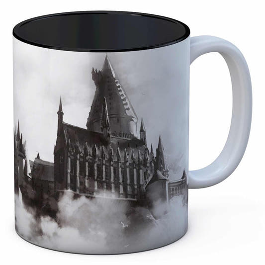 Taza Harry Potter con ilustración del castillo de Hogwarts