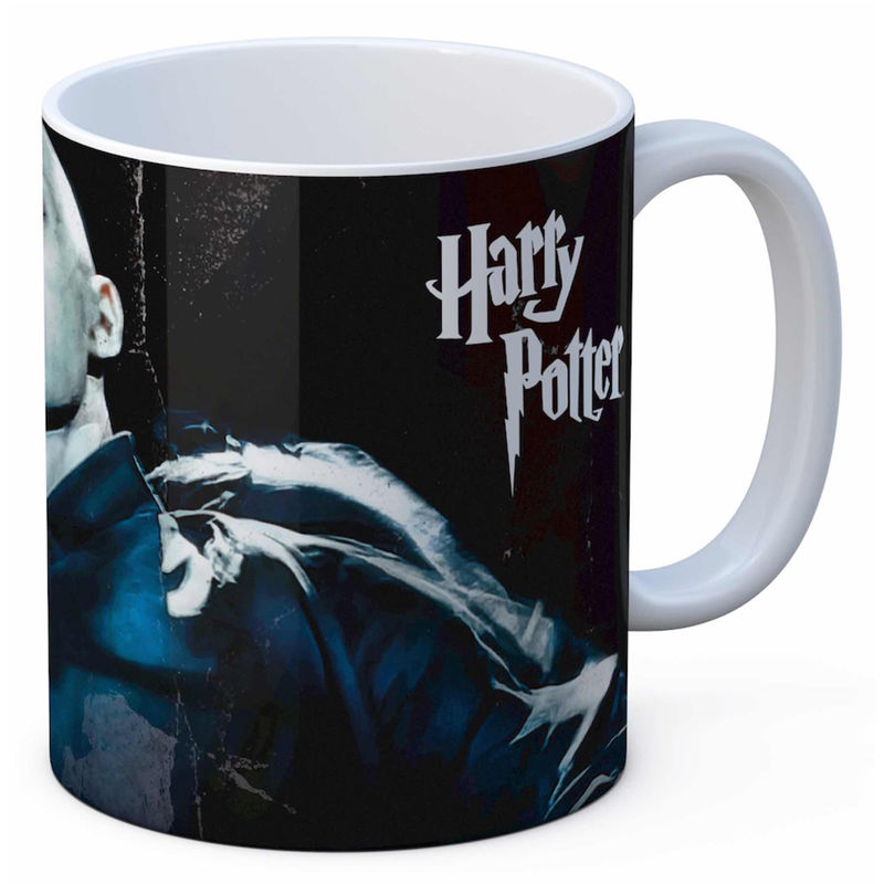 Taza de Voldemort de Harry Potter con diseño oscuro