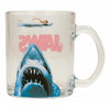 Taza transparente Jaws con diseño de tiburón
