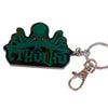 Llavero metálico de Cthulhu SD Toys en verde oscuro y negro