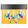 Caja plegable naranja de Dragon Ball Z con Goku, Vegeta y Piccolo