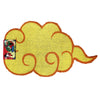 Felpudo con forma de nube Nimbus de Dragon Ball fabricado en fibra de coco