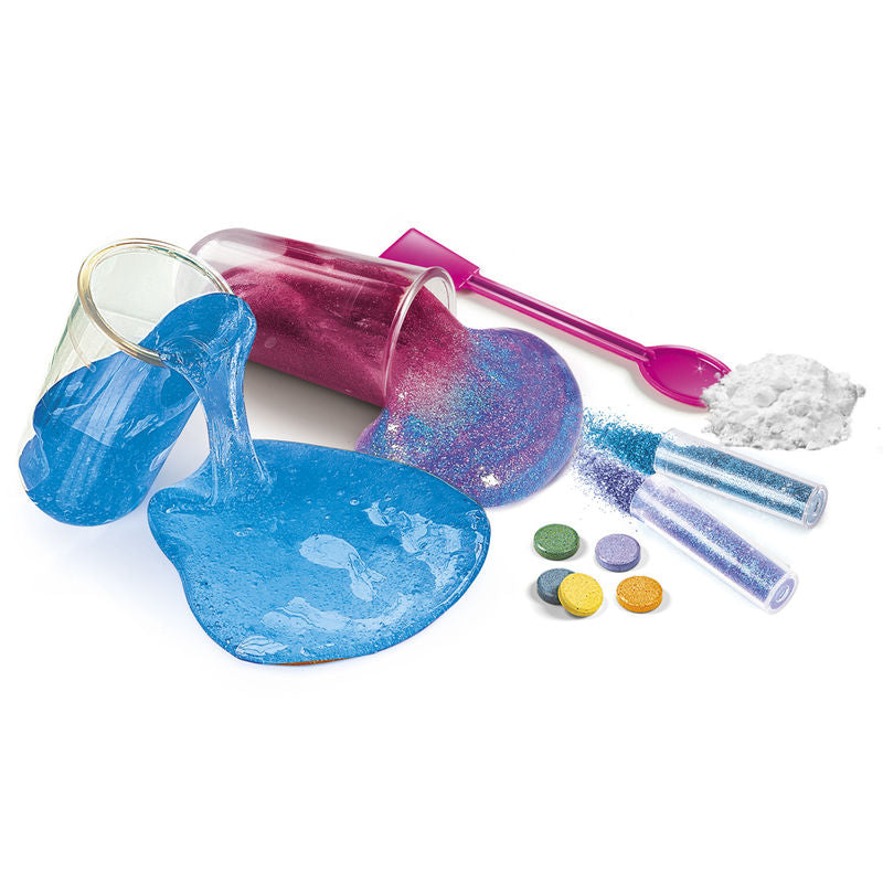 Caja del laboratorio Clementoni Mini Sliming Lab para crear masas elásticas y coloridas - 3