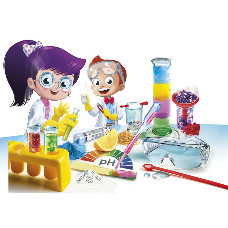 Mi Laboratorio de Química Clementoni con tubos, pipetas y gafas de seguridad - 3