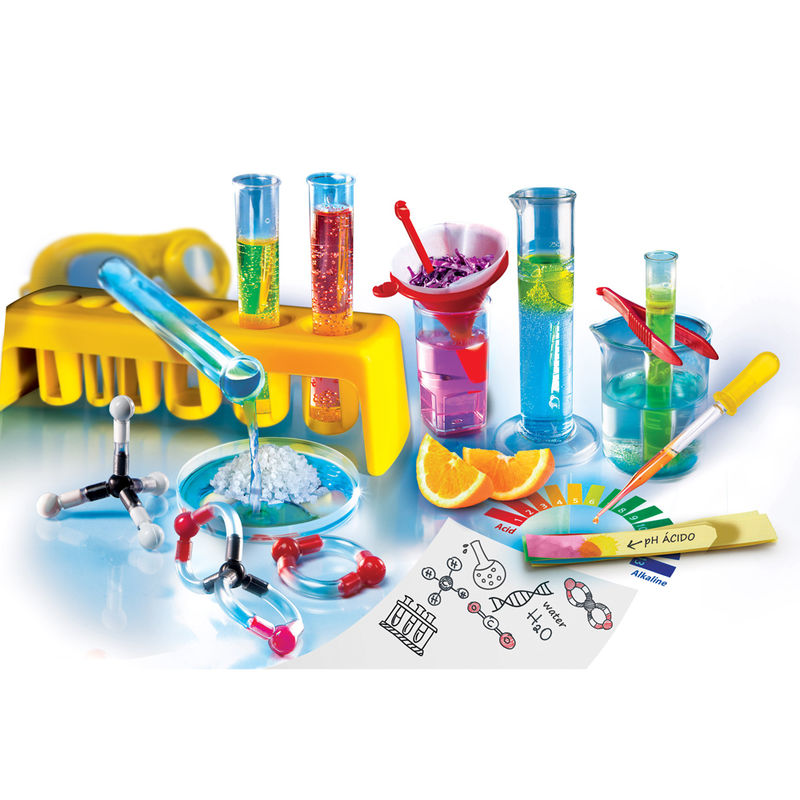 Laboratorio de Química Clementoni con instrumental científico y experimentos - 3
