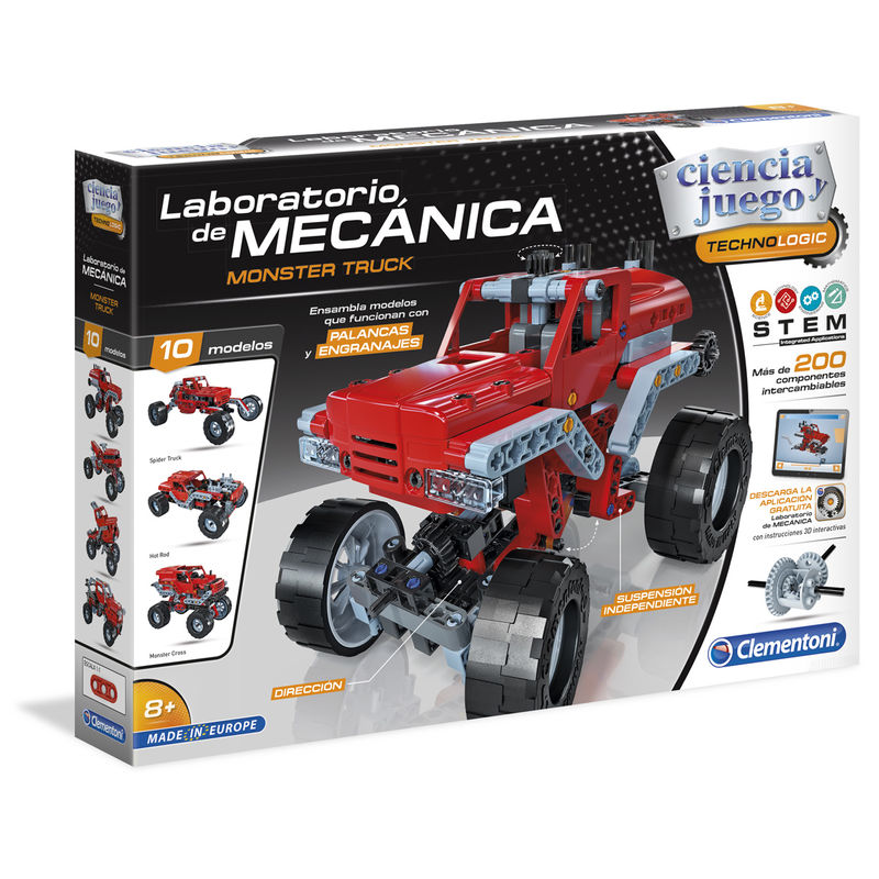 Laboratorio de Mecánica Monster Truck de Clementoni