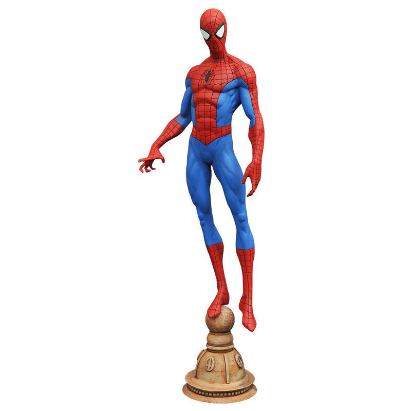 Figura de Spider-Man Marvel de 23 cm sobre base decorativa