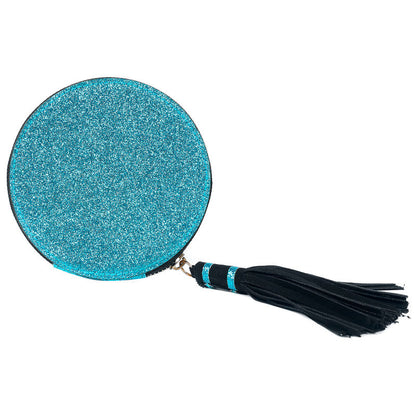 Monedero redondo del Genio de Aladdin Disney azul con borla negra - 2