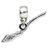 Colgante charm plateado con forma de Nimbus 2000 de Harry Potter