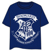 Camiseta azul de Harry Potter con escudo de Hogwarts