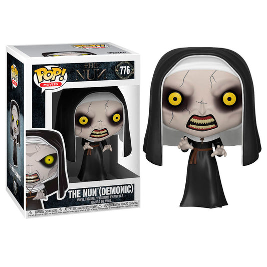 Figura Funko POP! de La Monja Demonic Nun con hábito negro y ojos amarillos - 2