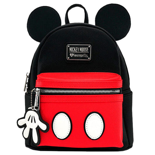 Mochila negra y roja de Mickey Mouse Disney Loungefly