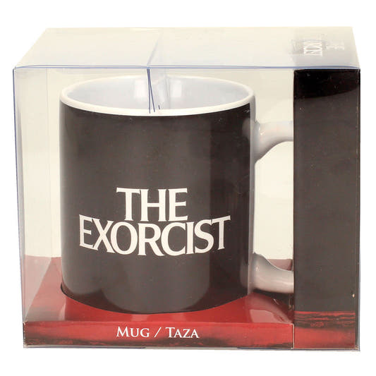 Taza de cerámica The Exorcist con diseño de póster en blanco y negro - 2
