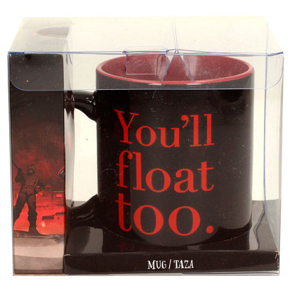 Taza de cerámica de Pennywise de IT 2017 en negro y rojo - 2