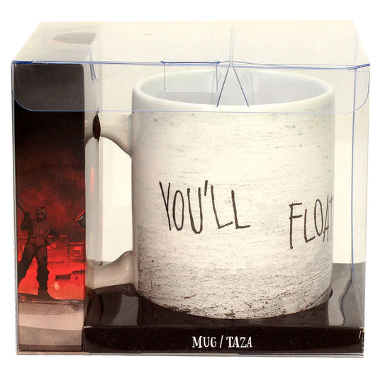 Taza de cerámica IT You Will Float Too con globo rojo - 2