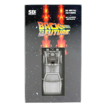Llavero 3D metálico con forma de DeLorean de Regreso al Futuro - 2