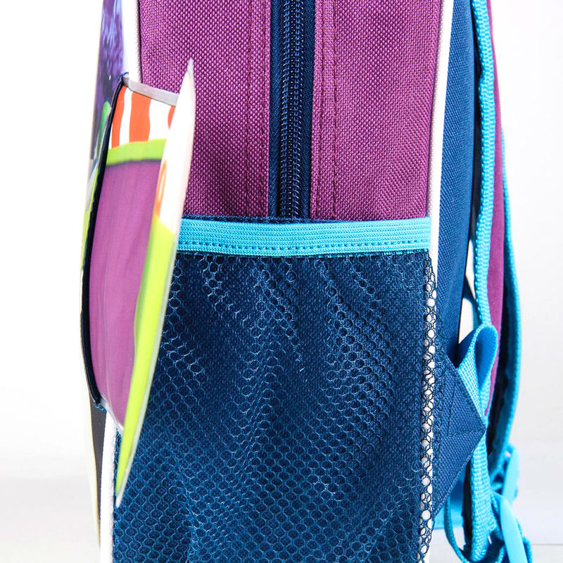 Mochila de Buzz Lightyear de Toy Story con diseño espacial en verde y morado - 4