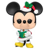 Figura Funko POP! Disney Holiday de Minnie con gorro navideño y libro verde