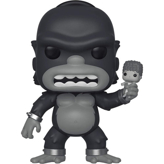Figura Funko POP! King Homer de Los Simpson en acabado monocromo