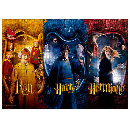 Puzzle Harry Potter de 1000 piezas con Ron, Harry y Hermione - 2
