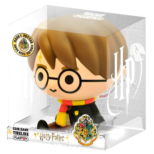 Hucha figura Chibi de Harry Potter con gafas y bufanda - 2