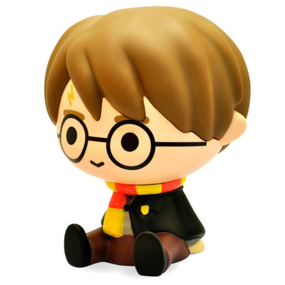 Hucha figura Chibi de Harry Potter con gafas y bufanda