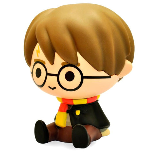 Hucha figura Chibi de Harry Potter con gafas y bufanda