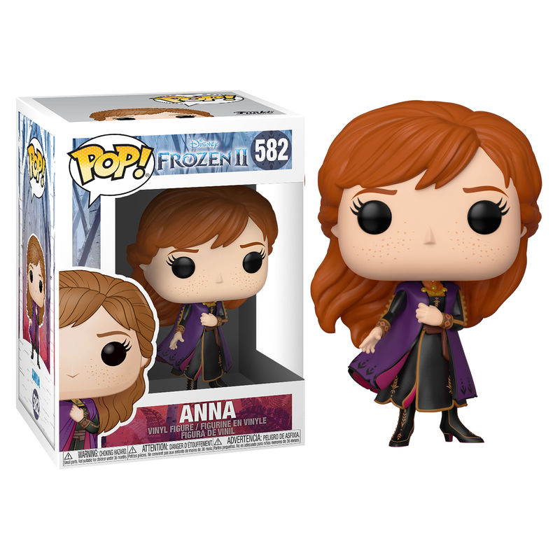 Figura Funko POP! de Anna de Frozen 2 con capa morada - 2