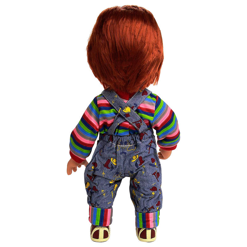 Muñeco Chucky de 38 cm con peto vaquero y cuchillo - 2