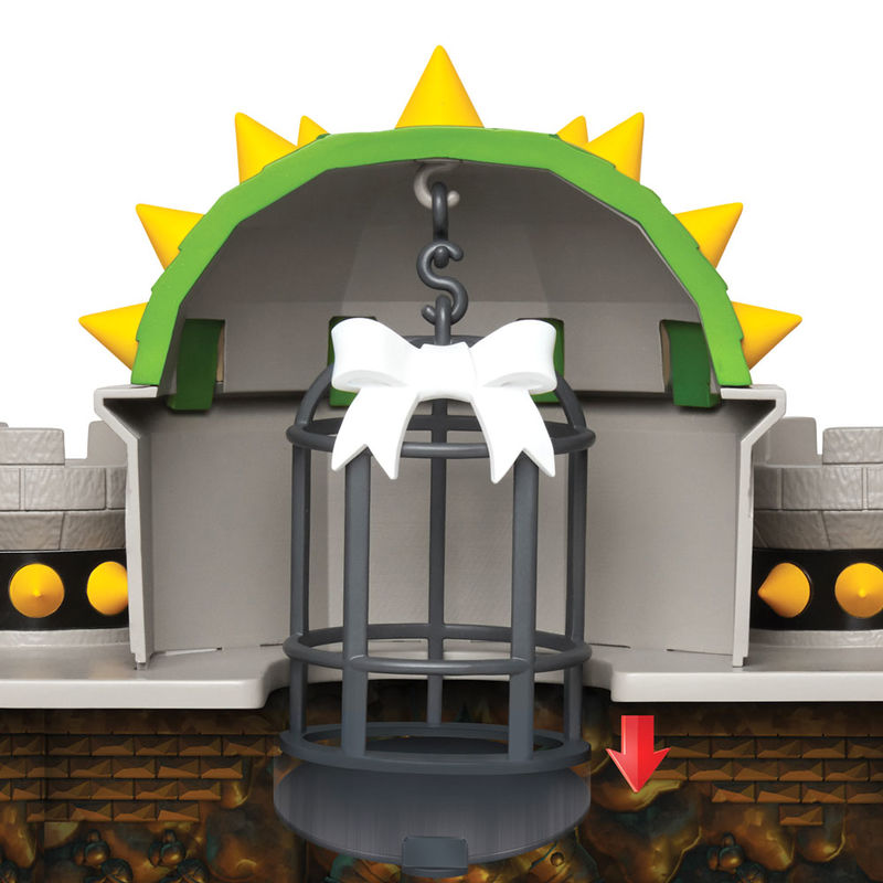 Playset Castillo Bowser Deluxe de Super Mario con figura de Bowser - 2