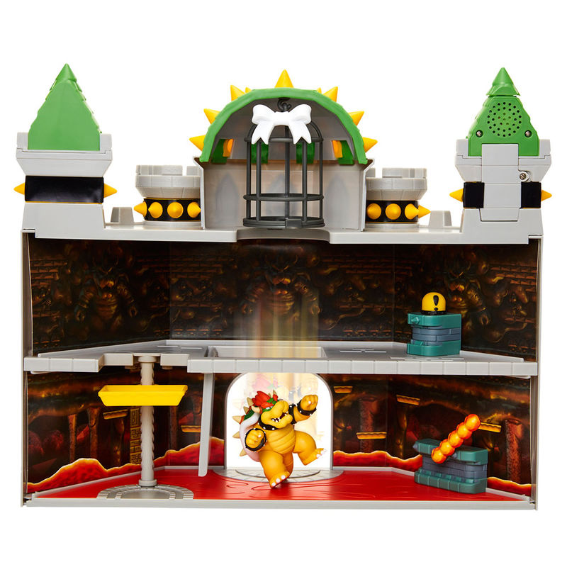 Playset Castillo Bowser Deluxe de Super Mario con figura de Bowser - 4