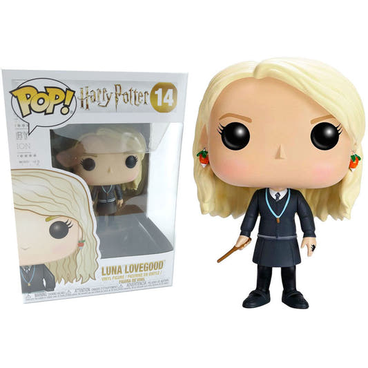 Figura Funko POP de Luna Lovegood con uniforme y varita - 2