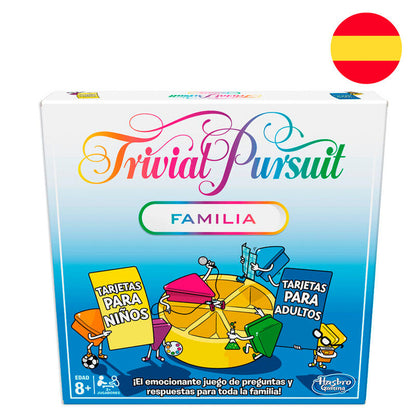 Juego de mesa Trivial Pursuit Familia de Hasbro con tablero, tarjetas y fichas - 4