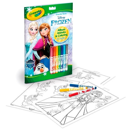Libro de actividades Frozen 2 de Crayola con 7 rotuladores - 2