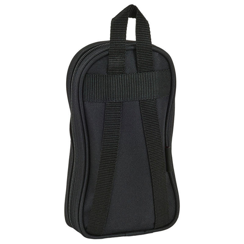 Minimochila negra del F.C. Barcelona con escudo y bolsillo frontal - 3