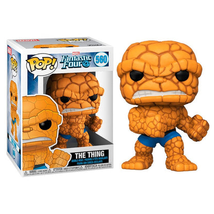 Figura Funko POP! de The Thing de Los 4 Fantásticos en caja