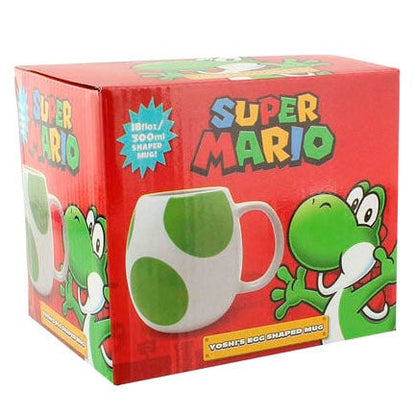 Taza blanca con manchas verdes inspirada en el Huevo de Yoshi - 2