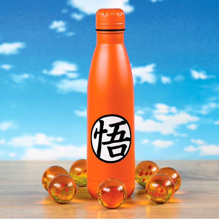Botella naranja de acero inoxidable de Goku Dragon Ball Z de 550 ml - 3