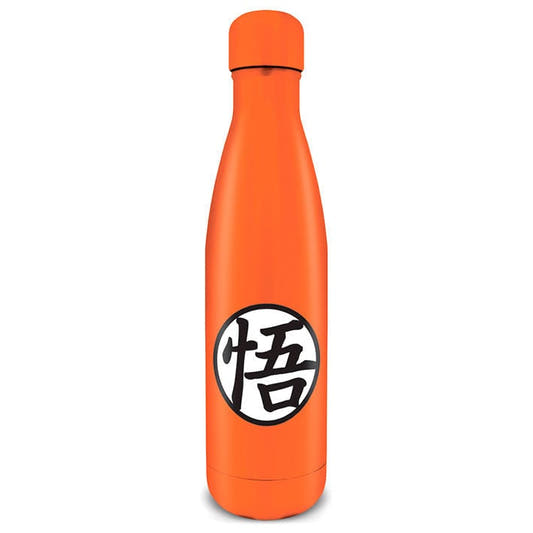 Botella naranja de acero inoxidable de Goku Dragon Ball Z de 550 ml