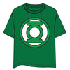 Camiseta verde de Linterna Verde DC Comics con emblema frontal