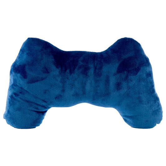 Cojín con forma de mando de videojuegos Game Over en negro y azul - 2