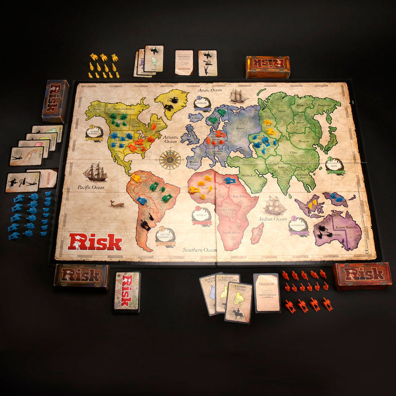 Caja del juego de mesa Risk de HASBRO en español - 3