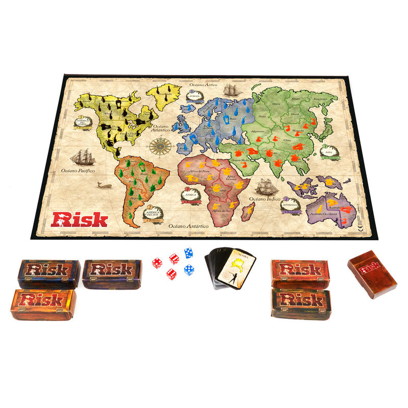Caja del juego de mesa Risk de HASBRO en español - 4
