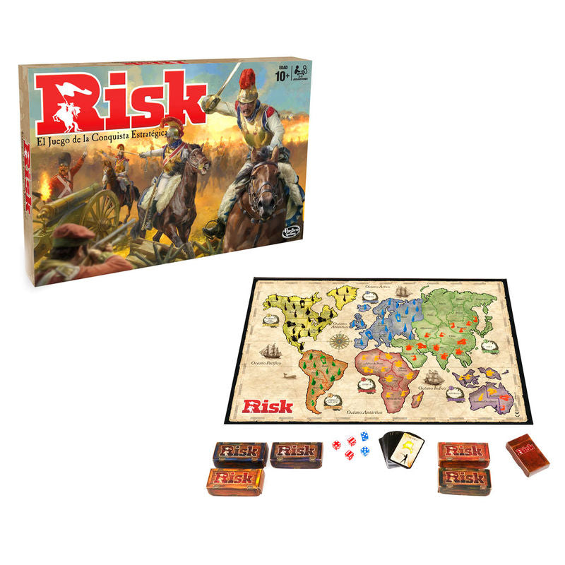 Caja del juego de mesa Risk de HASBRO en español - 5