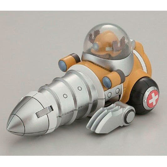 Chopper de One Piece en robot perforador amarillo y plateado - 2