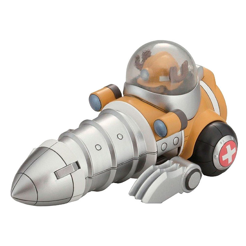Chopper de One Piece en robot perforador amarillo y plateado - 4