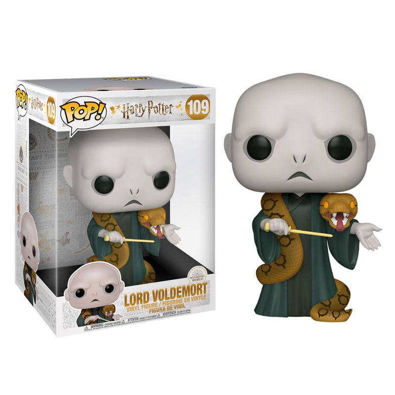 Figura Funko POP! de Voldemort con Nagini en caja con ventana