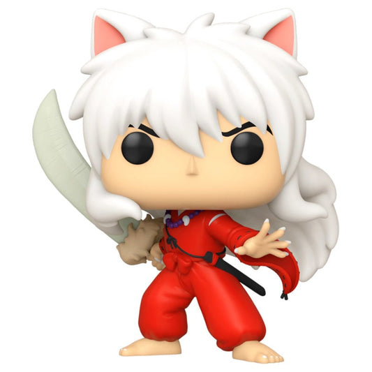 Figura Funko POP! de Inuyasha con atuendo rojo y espada