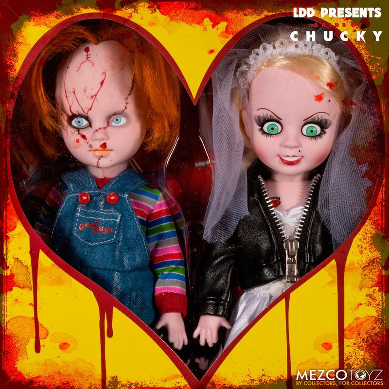 Set de figuras Chucky y Tiffany Living Dead Dolls de 25 cm - 5