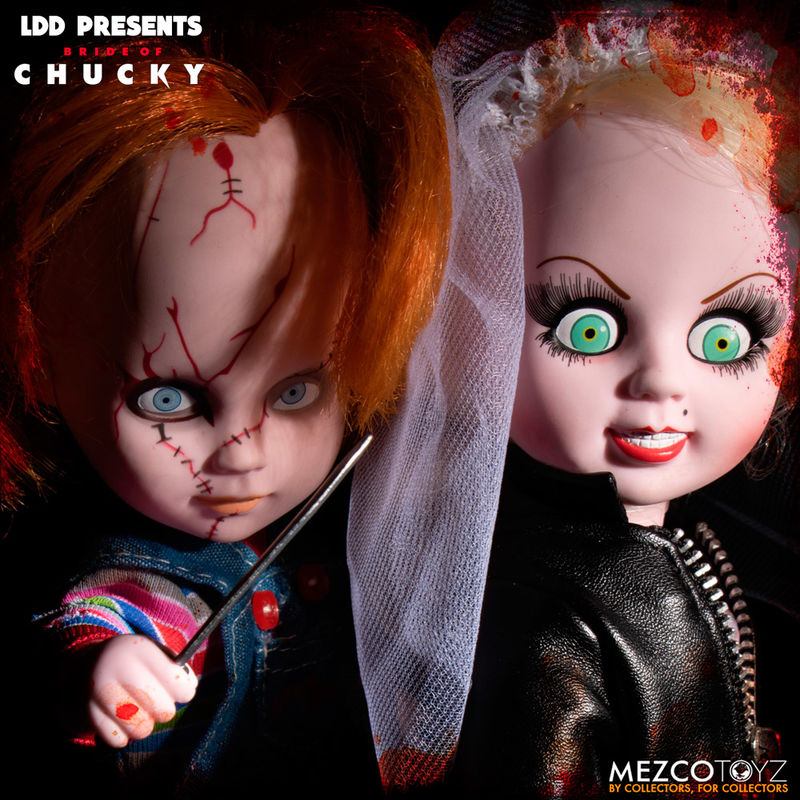 Set de figuras Chucky y Tiffany Living Dead Dolls de 25 cm - 7